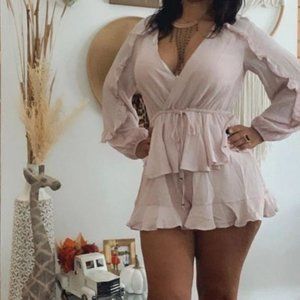 Pink Short Romper